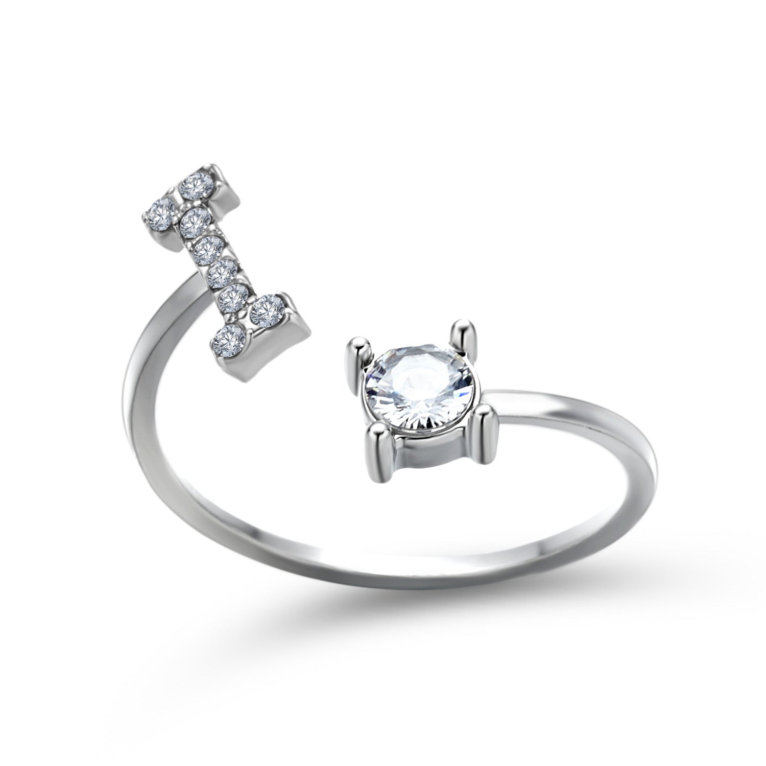 New Design Adjustable 26 Initial Letter Ring Fashion Jewelry For Women Simple Elegant Jewelry New Design Adjustable 26 Initial Letter Ring Fashion Jewelry For Women Simple Elegant Jewelry